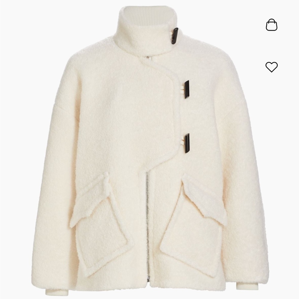 Ganni wool Boucle jacket